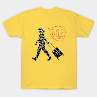 silhouette of girls trip T-Shirt